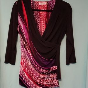 Calvin Klein wrap blouse